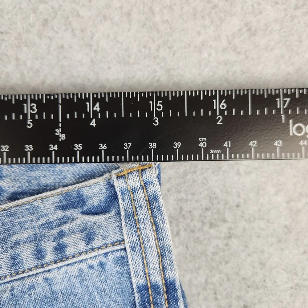 Vintage Old Navy Wide Leg Flare Jeans Women's Size 10 Button Fly 100% Cotton Y2K